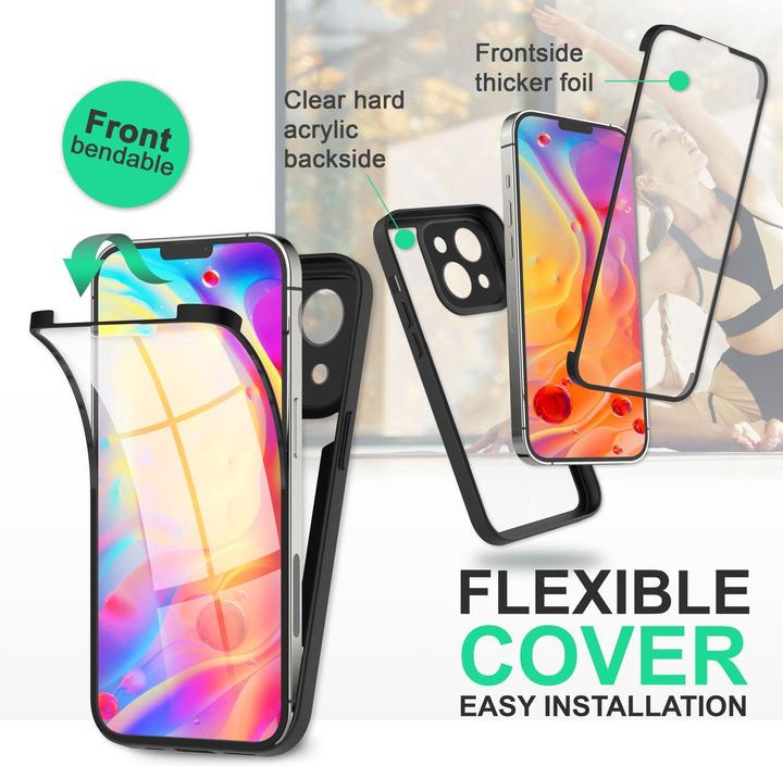 Immagine prodotto Nalia Busta ibrida trasparente a 360 gradi (Apple iPhone 14)