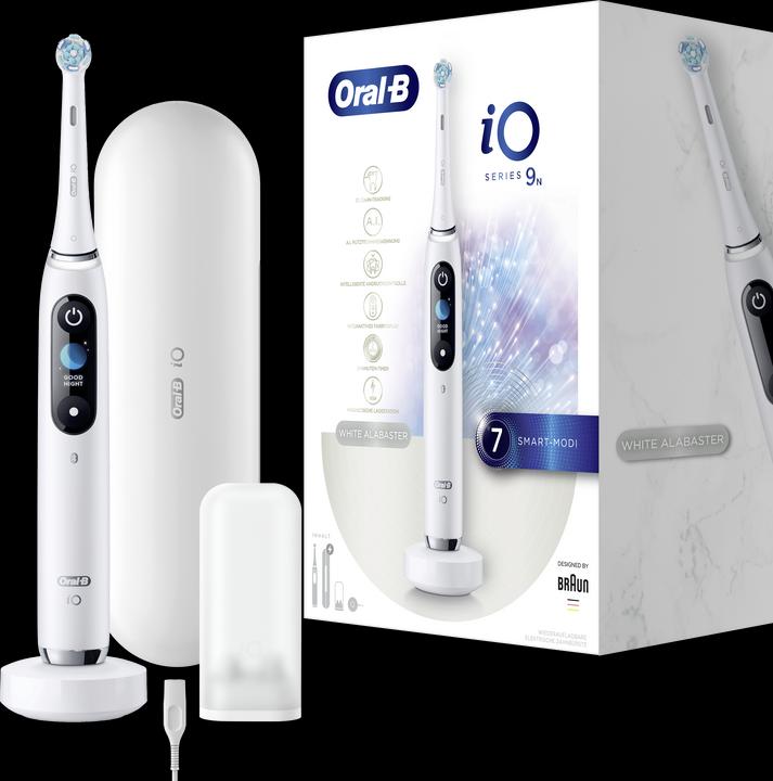Produktbild Oral-B iOM9.1A1.1AD White AlabasterToothbrush (Oszillierende Zahnbürste)