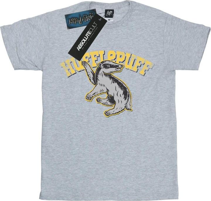 Actual product image Girls Hufflepuff Cotton T-Shirt (152, 158)