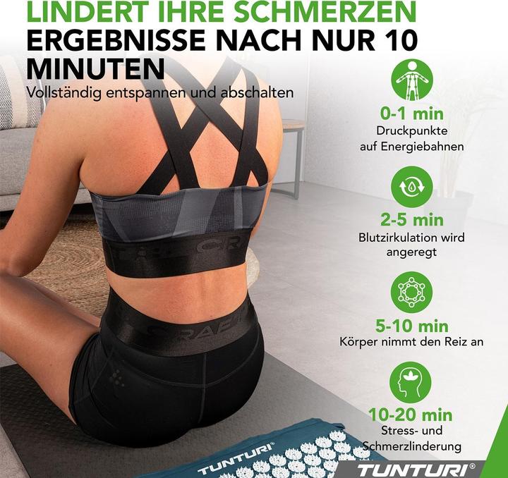Actual product image Tunturi Acupressure Mat And Pillow