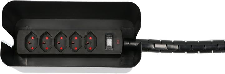 Immagine prodotto Max Hauri Set per la gestione dei cavi con scatola per cavi e striscia di connettori