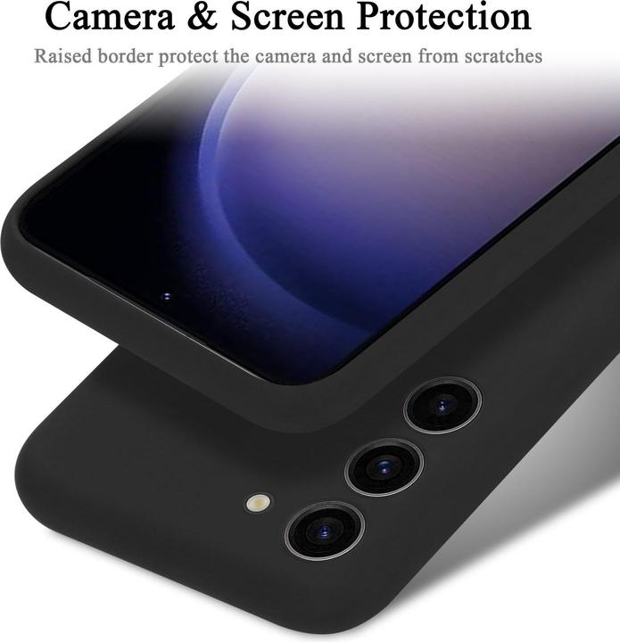 Produktbild Cadorabo Hülle für Samsung Galaxy S24 PLUS TPU im Liquid Schutz Case Silikon Design (Samsung Galaxy S24+)