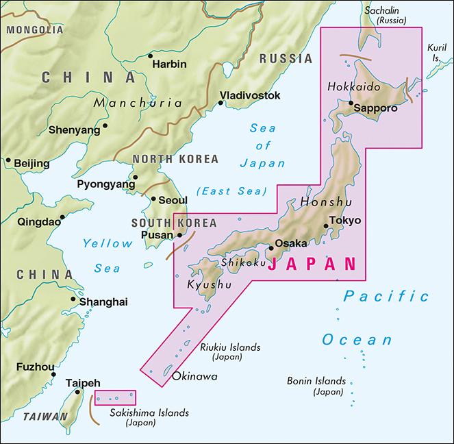 Image du produit Map Japon 1 : 1 500 000