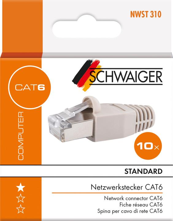 Produktbild Schwaiger Netzwerkstecker Kat. 6 RJ45
