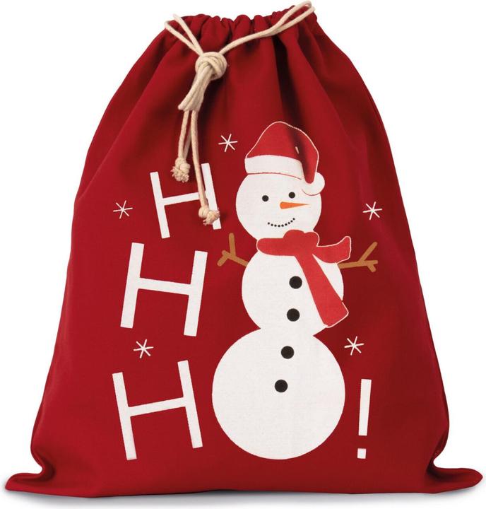Image du produit Kimood Sac à accessoire motif bonhomme de neige coton