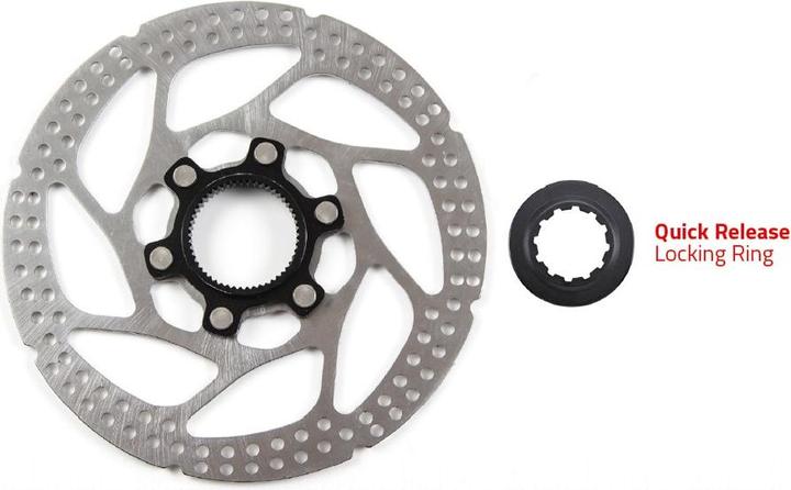 Image du produit Clarks Disque de frein C-CL-160 mm, support Centerlock, anneau de sécurité pour attache rapide, argenté (160 mm)