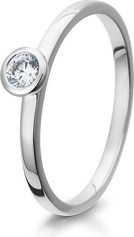 Image du produit Breuning BAGUE - BRILLE. 0,10 ct. H/si (52, Or 750/18 K)