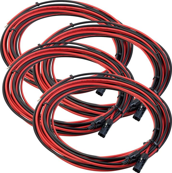Image du produit Revolt Lot de 4 câbles de connexion pour modules solaires (Câble solaire)
