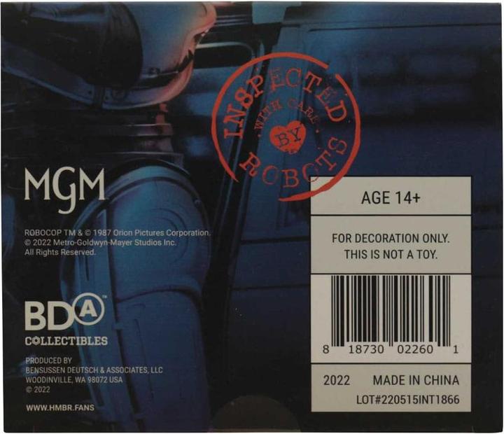 Actual product image Fanattik Robocop figurine vinyle Robocop 13 cm