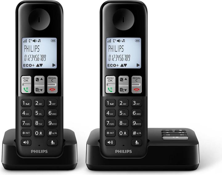 Produktbild Philips D2352B - Schnurlostelefon mit Anrufbeantworter