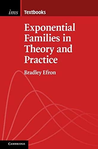 Produktbild Exponential Families in Theory and Practice (Englisch, Bradley Efron, 2022)