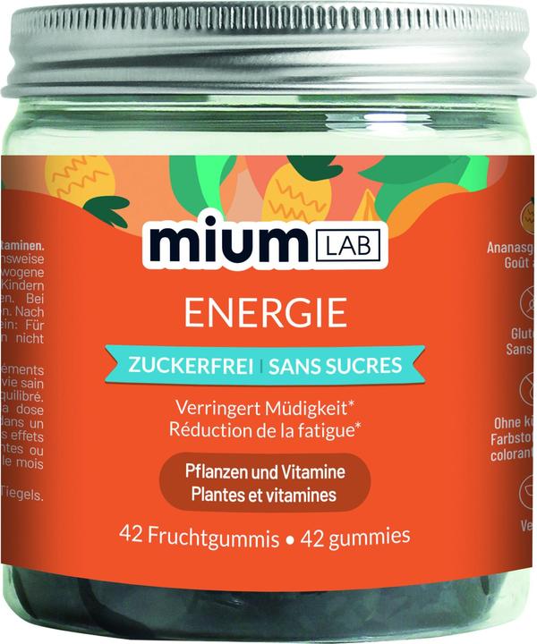 Produktbild Mium Lab Vitamingummis Energie (42 Stück, Gummies, 137 g)