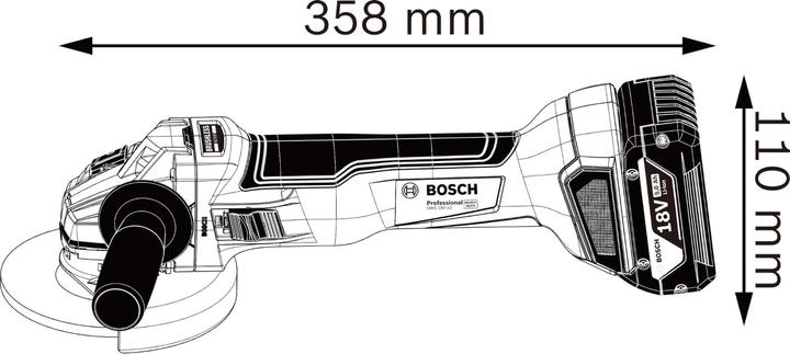 Produktbild Bosch Professional GWS 18V-10 (125 mm)