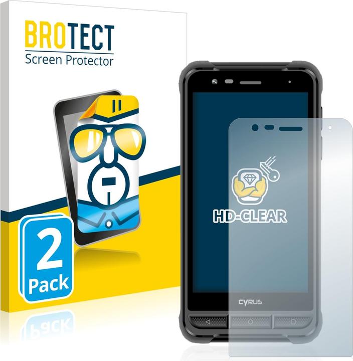 Actual product image BROTECT Screen Protector Clear (2 Piece, Cyrus CS 22 XA)