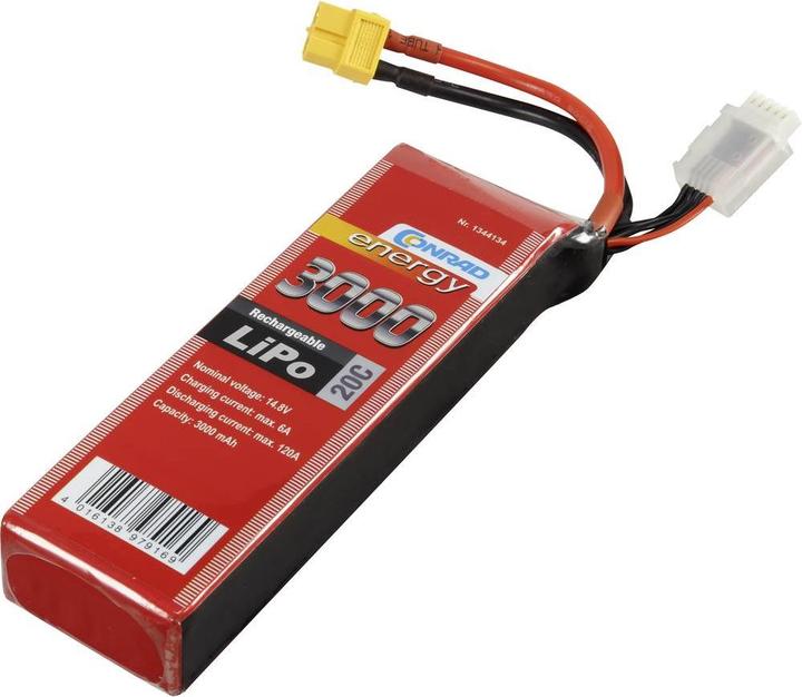 Conrad energy Model construction battery pack iPo) (14.80 V, 2400 mAh)