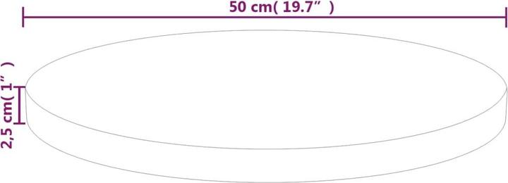 Produktbild VidaXL Jones (50 x 2,5 cm)