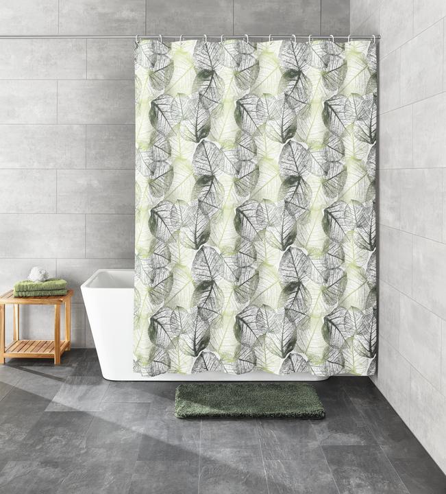 Produktbild Kleine Wolke Duschvorhang Selva 180 x 200 cm, Mehrfarbig (180 x 200 cm)