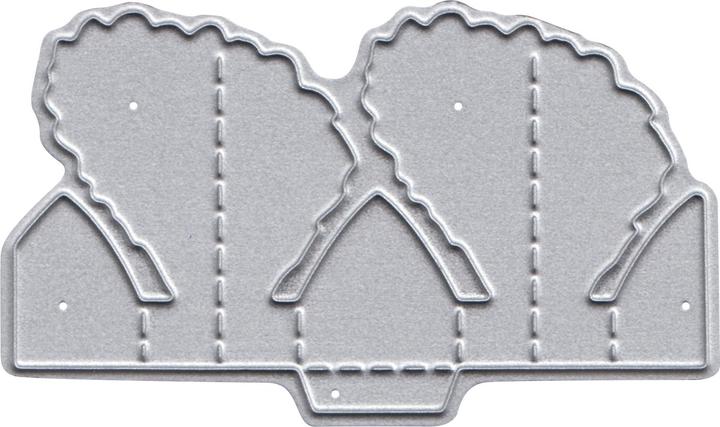 Actual product image FarbTon Punching template folding flower "Malva"