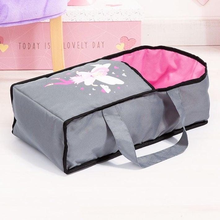 Actual product image Bayer Dolls Pram - City Star - Grey & Pink (13666AA)