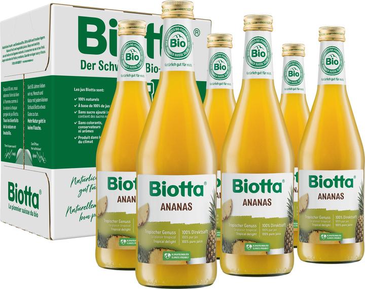 Produktbild Biotta Ananas (6 x 50 cl)