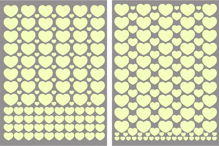 Image du produit Trenddeko Autocollant lumineux coeur (21 x 28 cm)