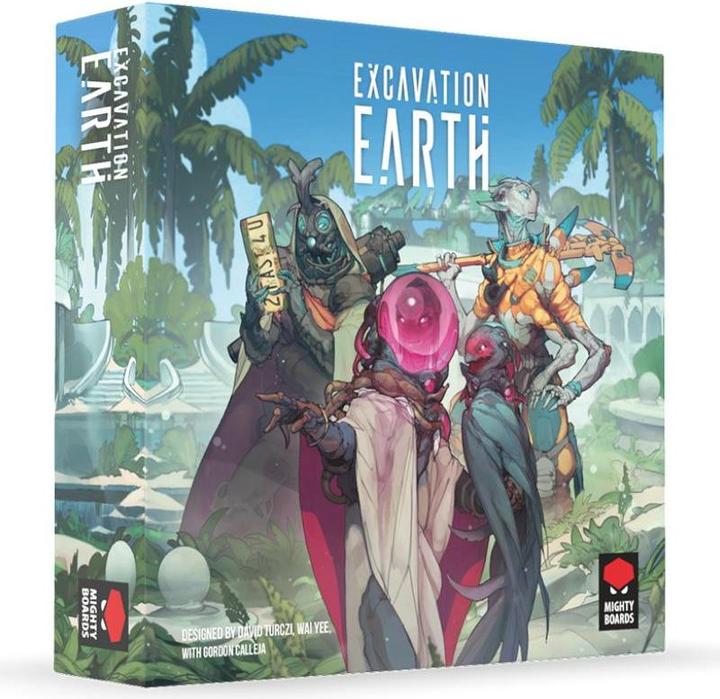 Actual product image Mighty Boards MIBD0002 - Excavation Earth, Board game, 1-4 players, ages 14+ (DE edition) (German)