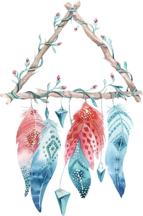 Produktbild Trenddeko Traumfänger 01 (53 x 80 cm)