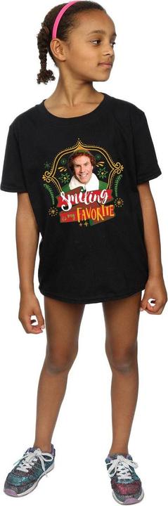 Actual product image Elf Girls Buddy Smiling Cotton T-Shirt (152, 158)