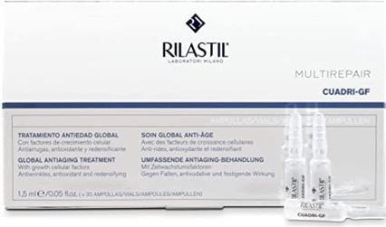 Produktbild Rilastil Multirepair Cuadri GF Anti-Aging Facial Ampoules Repair and Moisturising Treatment 30 Units (1.50 ml)