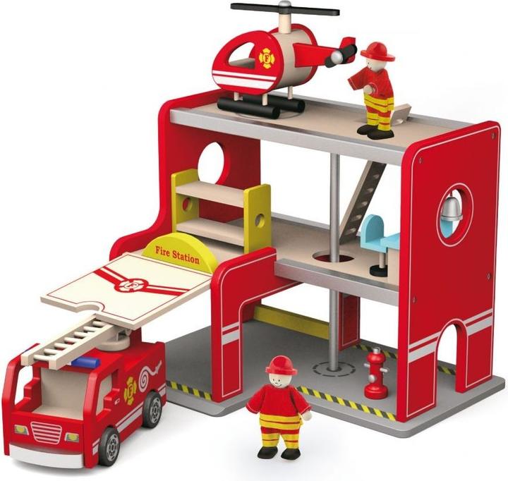 Actual product image Viga Toys Feuerwehrstation