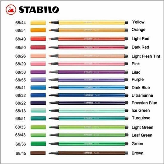 Actual product image STABILO Pen 68 (Light yellow, 1 x)