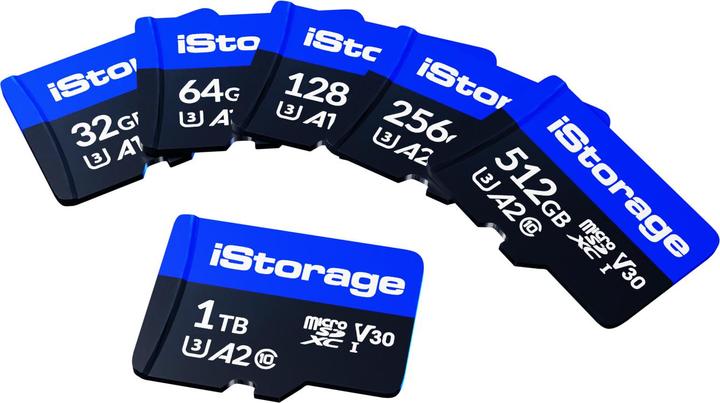 Produktbild iStorage microSD (1-Pack) (64 GB, microSDXC, U3, UHS-III)
