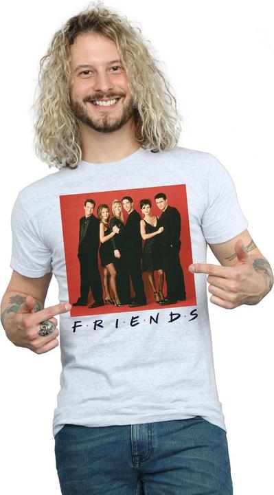 Actual product image Friends Mens Group Photo Formal T-Shirt (S)