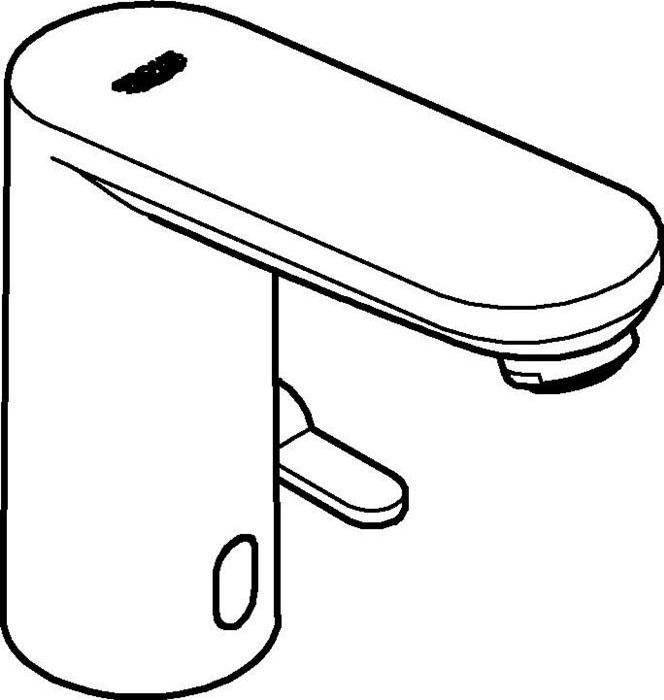 Produktbild Grohe Eurosmart CE Infrarot-Waschtischarmatur mit Temperaturregulierung, netzbetrieben