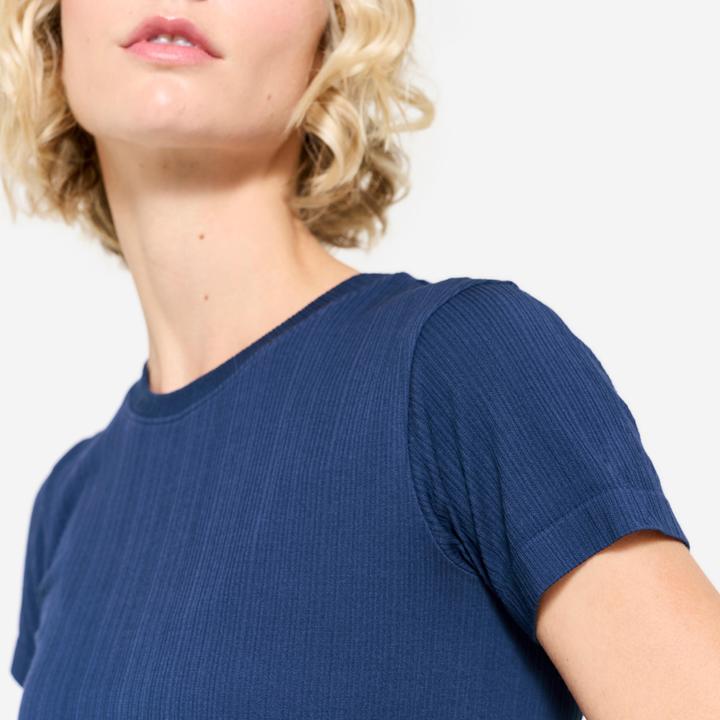 Actual product image Kimjaly T-Shirt Damen atmungsaktiv - nachtblau (S)