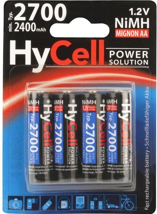 HyCell AA (4 Stk., AA, 2700 mAh)