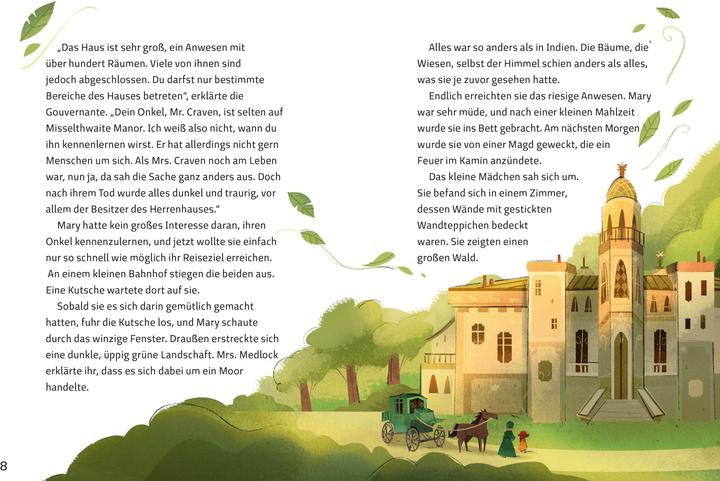 Immagine prodotto Der geheime Garten (Illustrierte Kinderbuchklassiker) (Tedesco, Sabine Werner, I bambini della Stella Bianca, Domenico Russo, 2024)