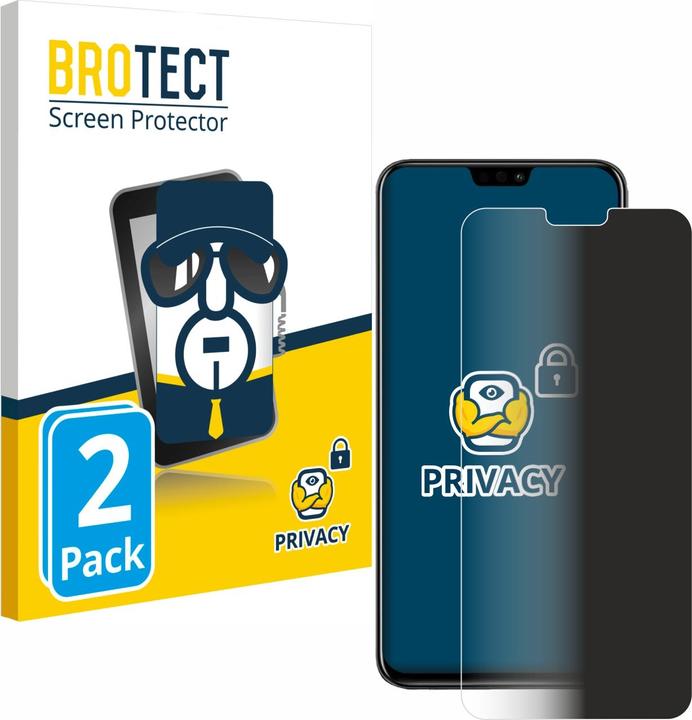 Produktbild BROTECT Sichtschutzfolie Anti-Spy Privacy Folie Blaulicht-Schutz (2 Stück, Honor View 10 Lite)