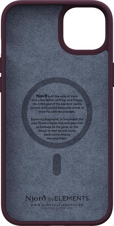 Actual product image Njord Salm.Leather Magsafe Case (Apple iPhone 14 Plus)