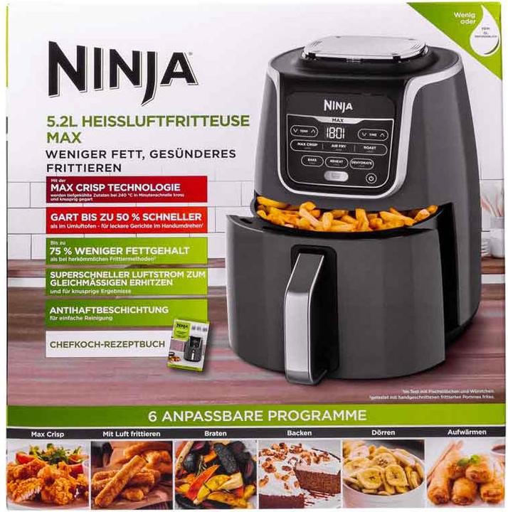 Produktbild Ninja AF160EU Heissluft-Fritteuse MAX (EU-Stecker)