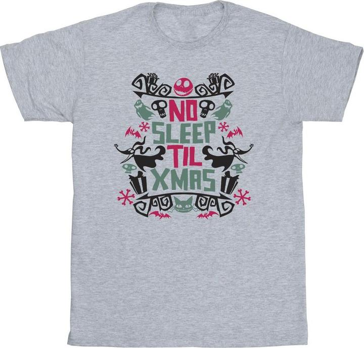 Actual product image Disney Mens The Nightmare Before Christmas No Sleep Til Xmas T-Shirt (S)