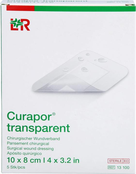 Produktbild Curapor Wundverband 8x10cm transparent (5 x)