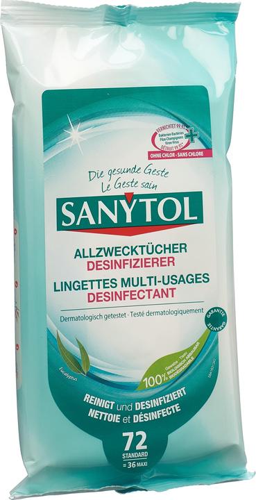 Image du produit Sanytol Lingettes tout usage (x72) (72 pcs)