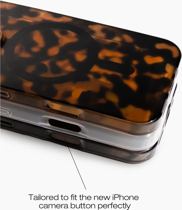 Image du produit iDeal Of Sweden Magsafe Designer Couverture rigide Encre noire (Apple iPhone 16 Plus)