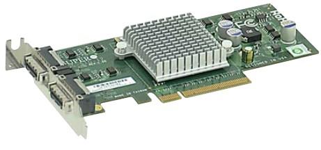 Actual product image Supermicro AOC-STG-I2 - Network Adapter - PCIe x8 Low Profile (PCIe)