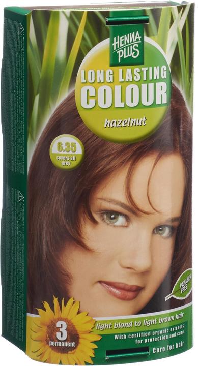 Hennaplus Long Lasting Colour (6.35 Haselnuss)