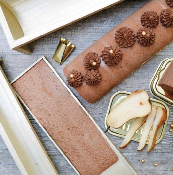 Actual product image ScrapCooking Silicone Baking Mat with Rim Bûche 30x8cm (30 x 8 cm)