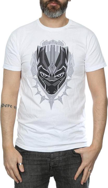Actual product image Mens Black Panther Head T-Shirt (3XL)