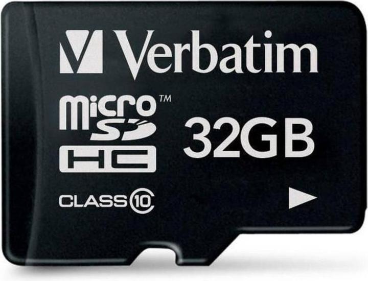 Verbatim Micro SDHC Card (32 GB, microSDHC, U1, UHS-I)