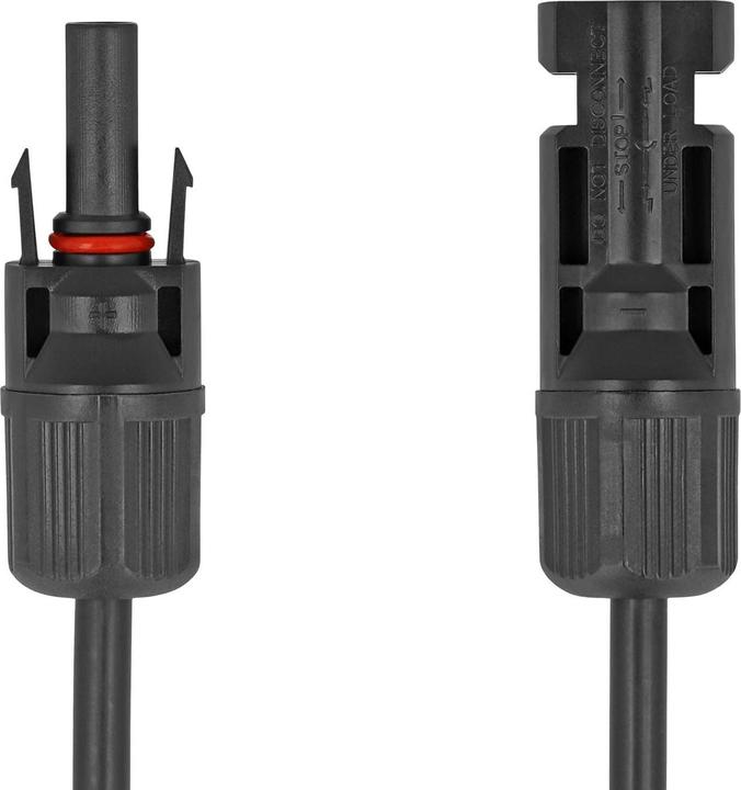 Produktbild Delock Anschlusskabel Stecker zu Buchse 4 mm², 10 m (Solarkabel)